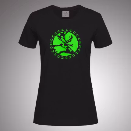T-shirt med rentryck