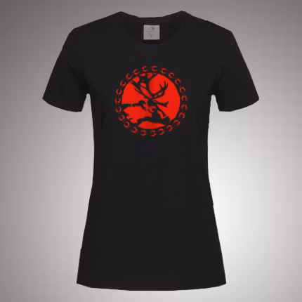 T-shirt med rentryck