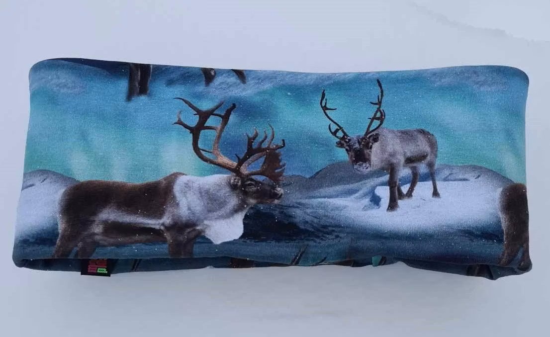 Fodrat pannband med renmöster