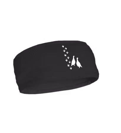 Pannband i ekologisk bomull med ripor och ripspår