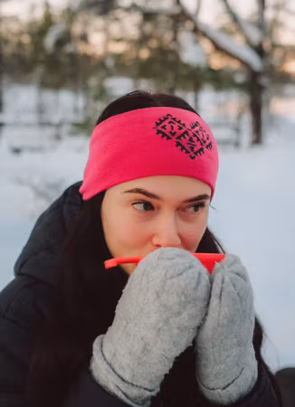 Pannband med hjärta