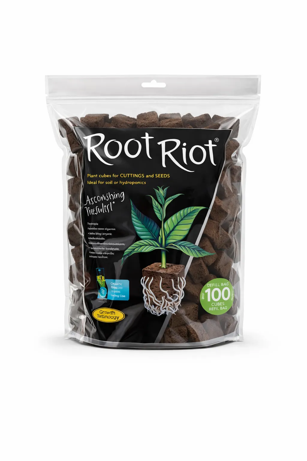 Root Riot Dome Kit Root Riot 100-pack - N Floralis