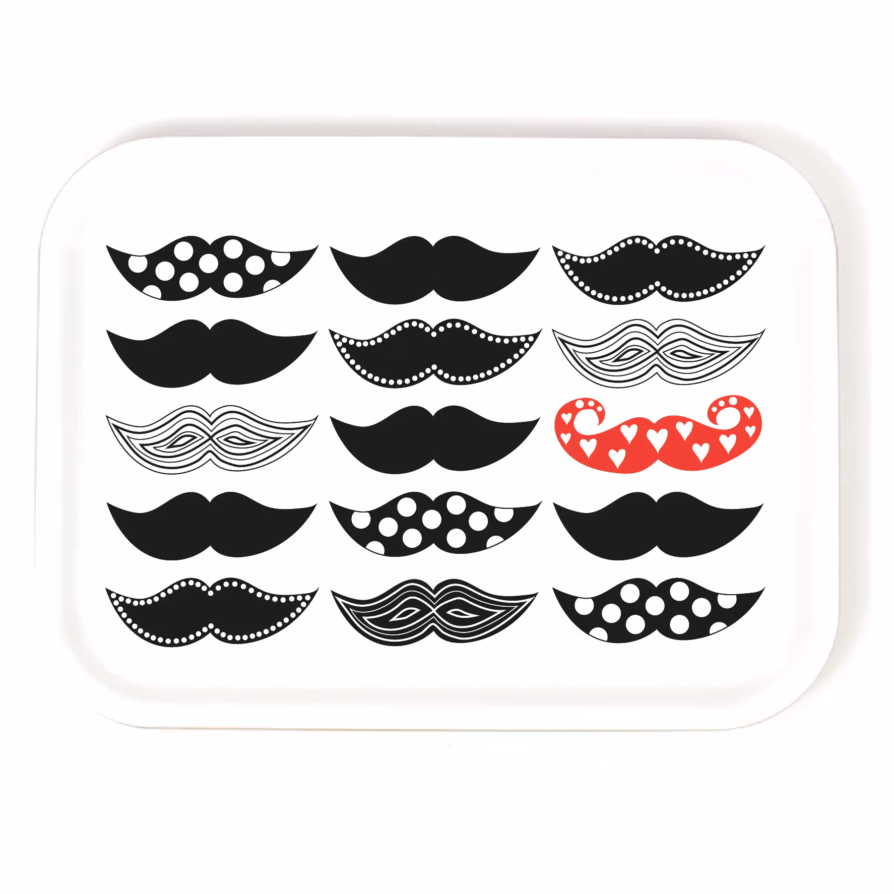 Bricka - Mustasch