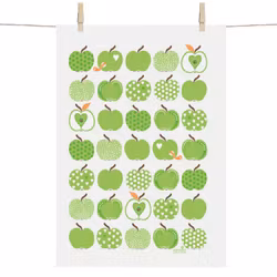 Tea towel - Green apple