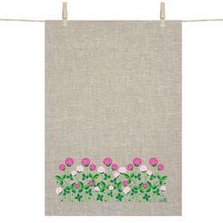 Tea towel - Red clover