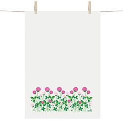 Tea towel - Red clover