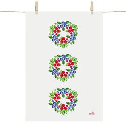 Tea towel - Berry wreath