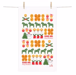 Gästhandduk - God jul snögubbe