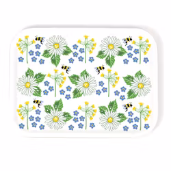 Bricka - Sommarblomster