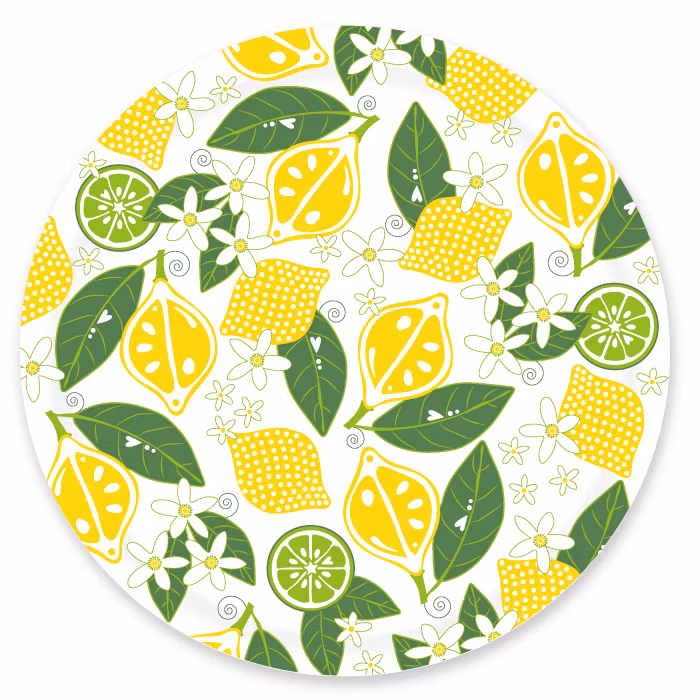 Bricka rund - Citrus