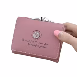 Plånbok Dam Klassisk Mini Djup Rosa