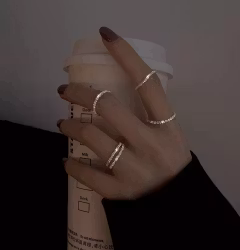 Ring 925 Sterling Silver Vitsippa