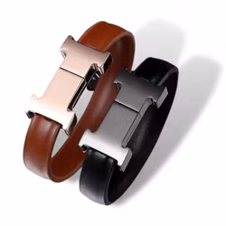 Laddkabel Armband USB Type-C till USB 2.0 Läder Svart