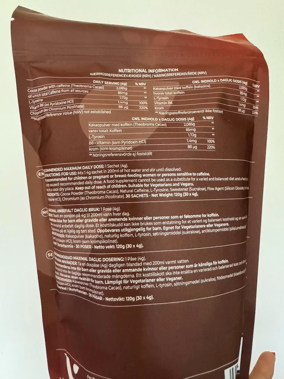 Europa Cocoa chokladdryck 1 månad