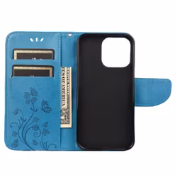 IPhone 13 Pro Max Plånboksfodral - Fjäril