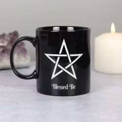 MU_64830 THE BLESSED BE PENTAGRAM MUG
