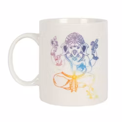 Regnbåge Ganesh Mugg m Förpackning