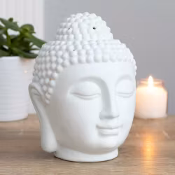 Stor Buddha huvud oljebrännare