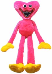100cm Huggy Wuggy Fylld Plyschleksak . Rosa