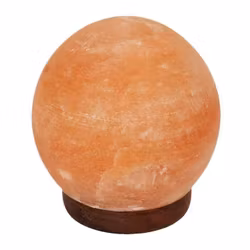 Himalaya Saltkristall Lampa sprider mysljus