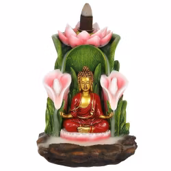 Buddha Rökelsehållare För BACKFLOW koner