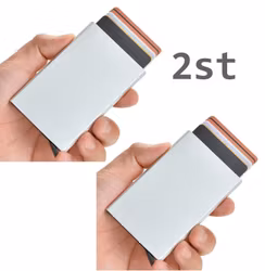 Rfid Pop Up Korthållare - SILVER