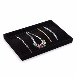 Halsband / Armband display med 20st krok / Smyckesförvaring