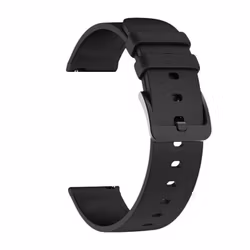 Smartklocka Armband m 2 x 20mm Stift . Svart