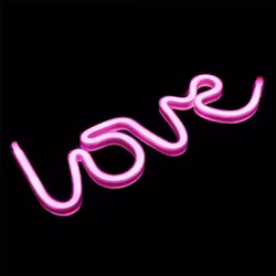 Stor Neon LOVE Nattlampa . 35.5cm x 13cm