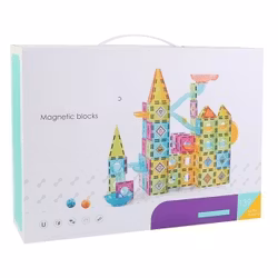 Stor Pack 139st Magnetiska Bitar i Härliga färger . Fr 3år