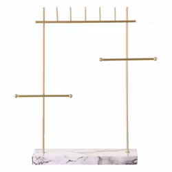 Smyckes Display f Halsband o Armband m Bas i Marbor Effekt