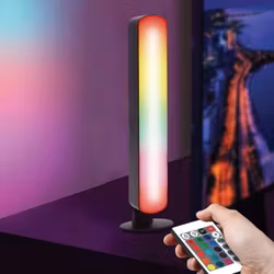 Fjärrstyrd USB LED Bar m skiftande färger.Vertikalt/Horisontellt