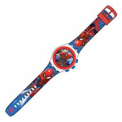 MarveI Spiderman 3D Glödande Digital Barnklocka . Klocka