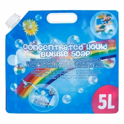 5L Dunk m Kran .Blanda Vatten m Koncentrerad Bubbelvätska 5L