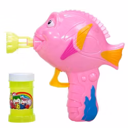 Batterifri Fisk Bubbelpistol - Skjuter ut Såpbubblor