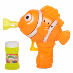 Batterifri Fisk Bubbelpistol - Skjuter ut Såpbubblor