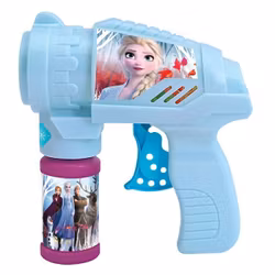 Frozen II Batterifri Bubbelpistol - Skjuter ut Såpbubblor