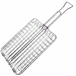 4-Pack Grillnät 30x22cm + 20cm Handtag