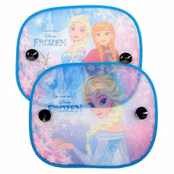 2-Pack Frozen Tema Solskydd m Sugkoppar.