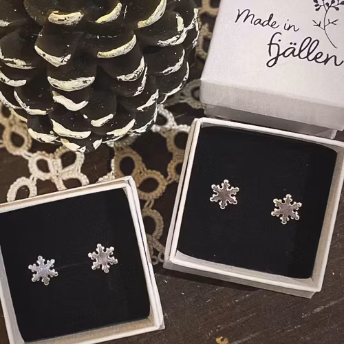 Örhänge SNÖFLINGA stift