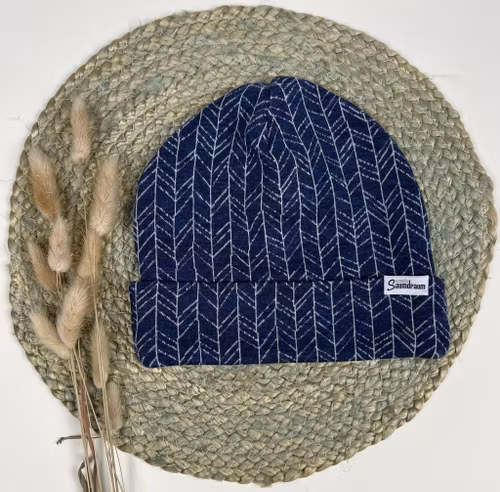 Brettopphue jeansblå Pil str L