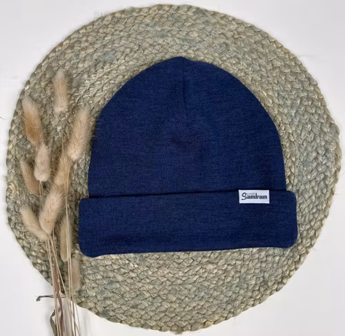 Brettopphue jeansblå str L