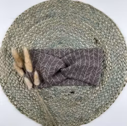 Snurrepannebånd beige Pil