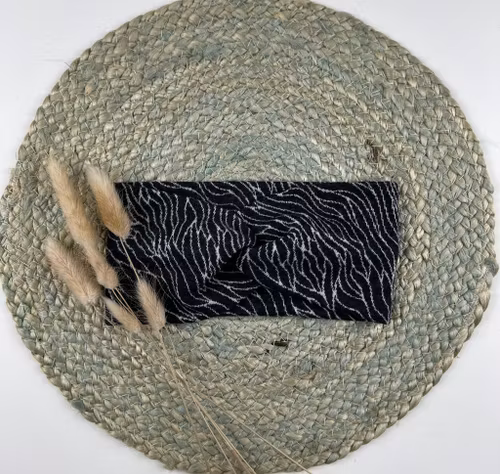 Snurrepannebånd  koksgrå Bølge