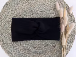 Snurrepannebånd  svart