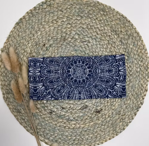 Pannebånd jeansblå Elsa