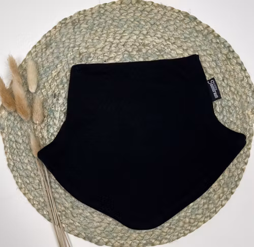 Hals svart str 3-9 år