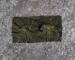 Snurrepannebånd svart monstera