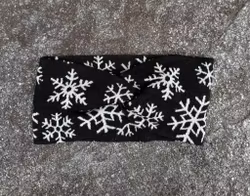 Snurrepannebånd svart snø