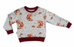 Genser bamse på sopptur str 98